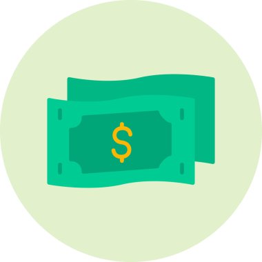 para işareti vektörü düz simge minimumu çizgi pictogram