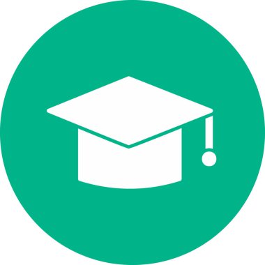 mezuniyet vektör simgesi