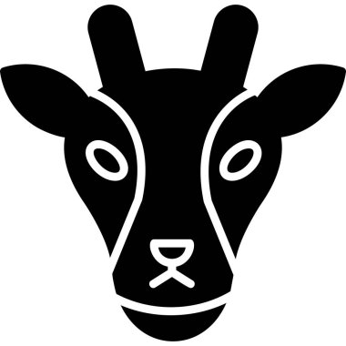 Tavşan. Web simgesi basit tasarım