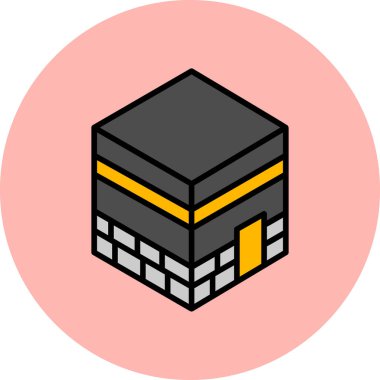 Kabe modern simgesi, vektör illüstrasyonu