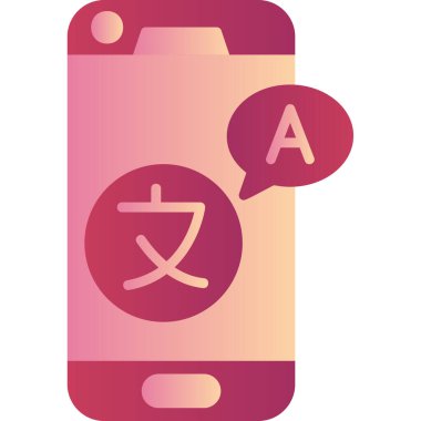 Online Translate modern vector icon illustration