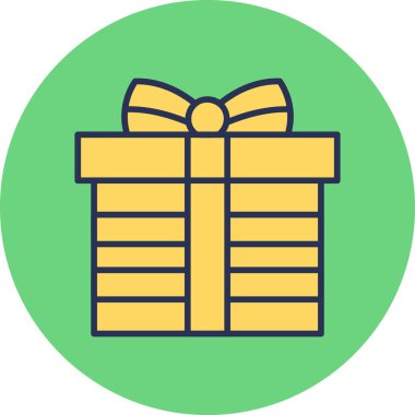 gift box. web icon simple illustration