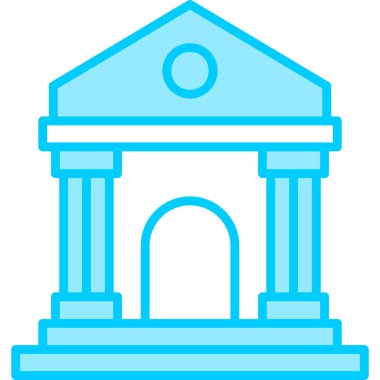 Bina. Web simgesi basit tasarım