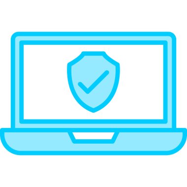 Bilgisayar. Web simgesi basit illüstrasyon