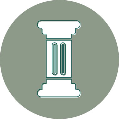 sütun simgesinin vektör çizimi 