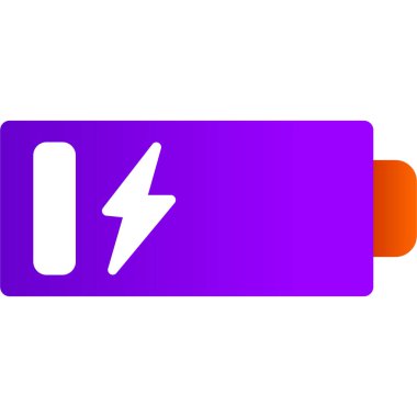 Pil. Web simgesi basit illüstrasyon