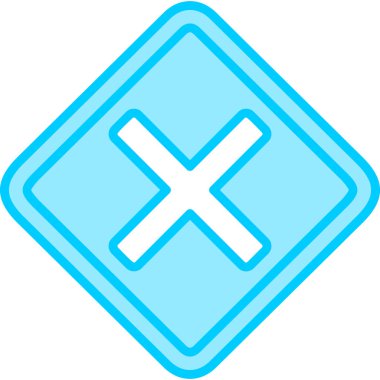 İptal et. Web simgesi basit illüstrasyon