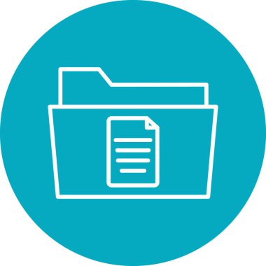 folder icon, web simple illustration