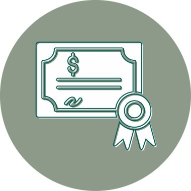 Bond simgesi, modern tasarım illüstrasyonu