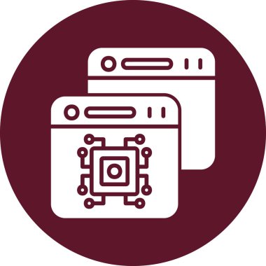 Kişisel ve ticari kullanım için platform illüstrasyon simgesi. 