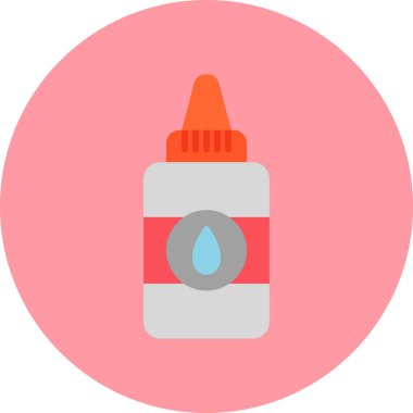 Basit yapıştırıcı simgesi, vektör illüstrasyonu