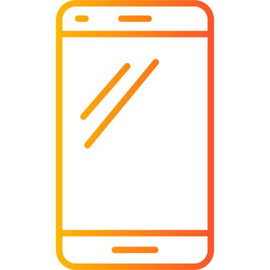 Smartphone Simgesi, vektör illüstrasyonu