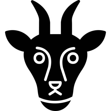 Keçi kafası simgesinin basit bir gösterimi