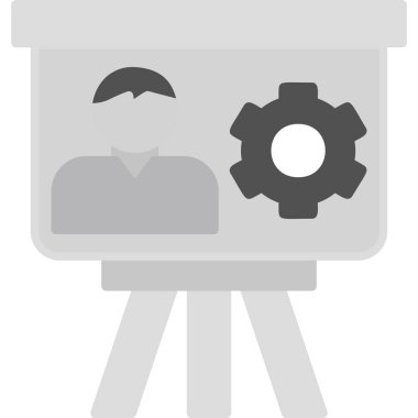 vector illustration of project management modern icon in design