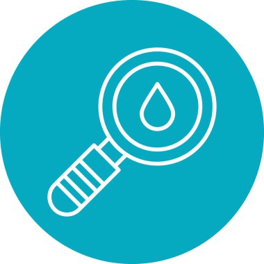 Arama simgesi vektör illüstrasyonu 