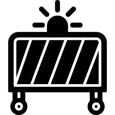 çit ağ simgesi basit vektör çizimi