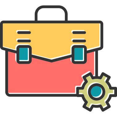 Vitesli portföy. Web simgesi basit illüstrasyon