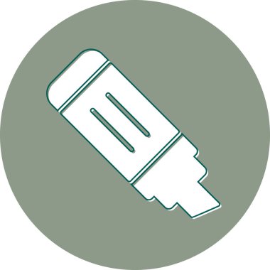 İşaretleyici. Web simgesi vektör illüstrasyonu