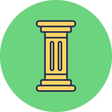 sütun simgesinin vektör çizimi 