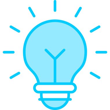 Fikir modern simgesi, vektör illüstrasyonu