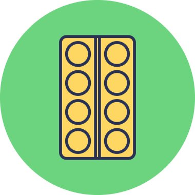 İlaç simgesi vektör illüstrasyonu