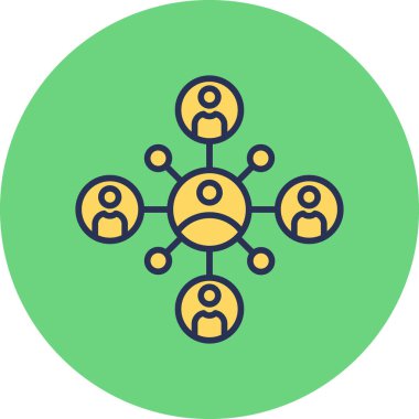 Ağ modern simgesi, vektör illüstrasyonu 