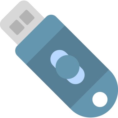 usb flash disk vektör illüstrasyonu