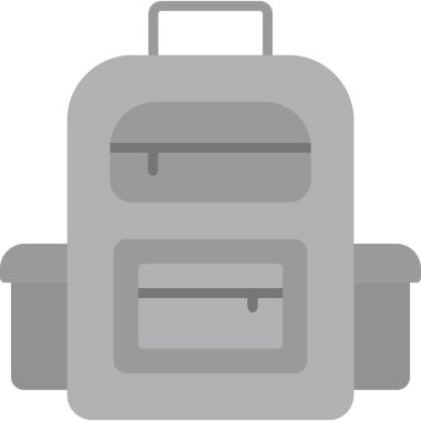 Üniversite çantası modern simge, vektör illüstrasyonu