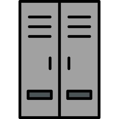 Dolapta. Web simgesi basit tasarım