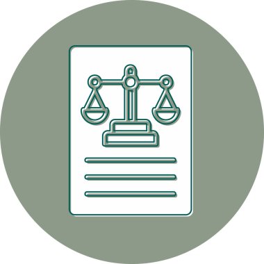 Mahkeme simge vektör çizim