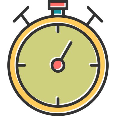 Kronometre Web simgesi basit tasarım