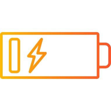 Pil. Web simgesi basit illüstrasyon