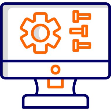 Ayarlama. Web simgesi basit tasarım