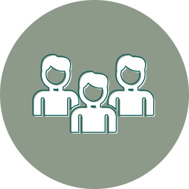 İnsan simgesinin vektör illüstrasyonu