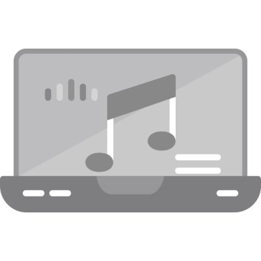 Bilgisayar. Web simgesi basit illüstrasyon