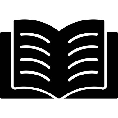 Open Book web icon, vector illustration