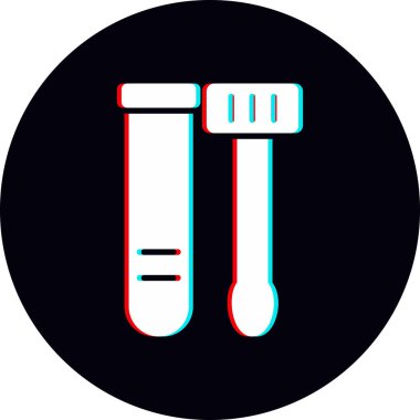 Pamuklu çubuk. Web simgesi basit tasarım