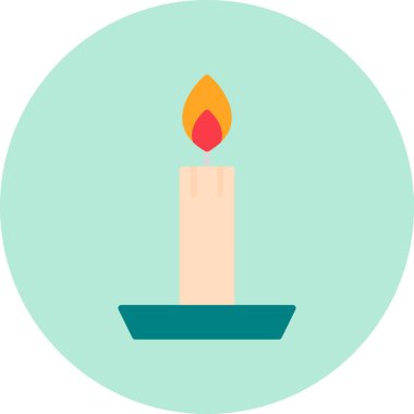 Mum simgesi vektör illüstrasyonu