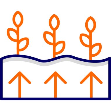 Jeotermal Enerji Ağı vektör çizimi