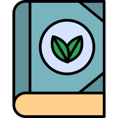 Terapi kitabı ikonu, modern tasarım illüstrasyonu