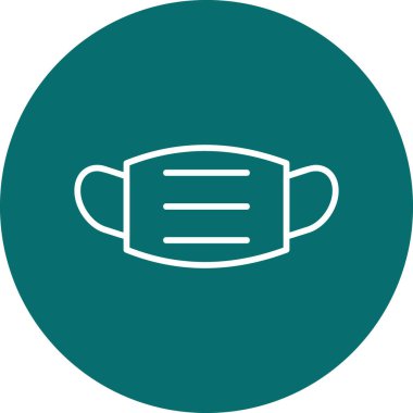 Tıbbi maske. Basit tasarım