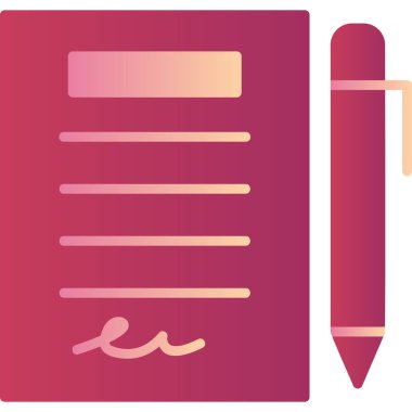 Planlayıcı web simgesi basit illüstrasyon