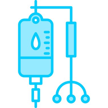 Kan Torbası modern simgesi, vektör illüstrasyonu
