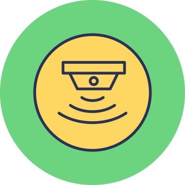 Algılayıcılar web simgesi basit illüstrasyon