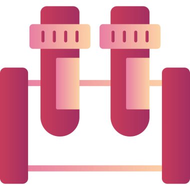 test tübü web simgesi basit tasarım