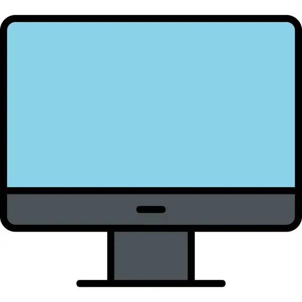 Moderne Desktop Ikone Vektorillustration — Stockvektor