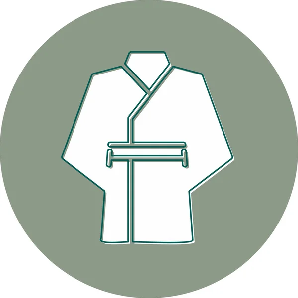 Ilustración Vectorial Del Icono Kimono — Vector de stock