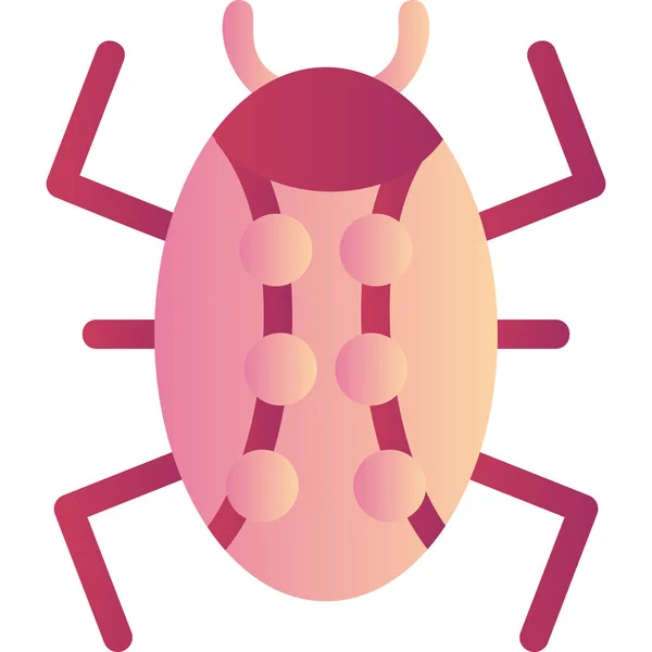 Bug Modern Ikon Vektor Illusztráció — Stock Vector