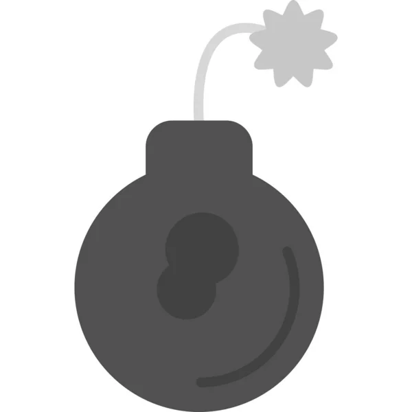 Vektor Illustration Des Bombensymbols — Stockvektor