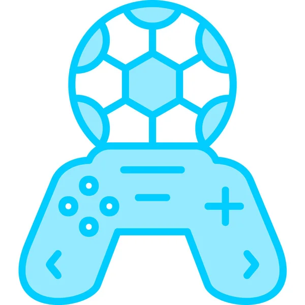 Sports Game Modern Vector Icon Illustration — Vetor de Stock